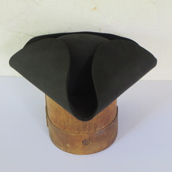 VINTAGE COCKED HAT~  Tricorn~ Collection hat~ Costume~ 1920's~ Colonial Victorian~ Historical~ Pirate jack Sparrow~ Revolutionary War