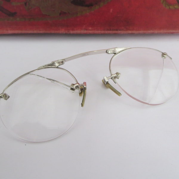 Antique Folding Reading Glasses Etsy