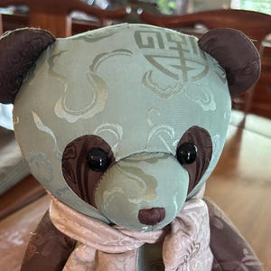 Peluche de seda &quot;ECO GREEN&quot; Panda