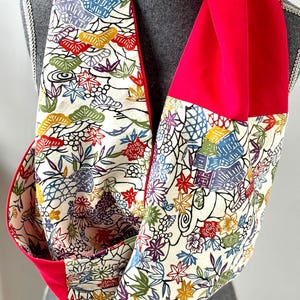Japanese Vintage Kimono Scarf