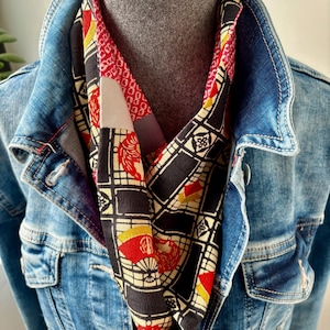 Japanese Vintage Kimono Scarf