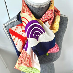 Vintage Japanese Kimono Scarf