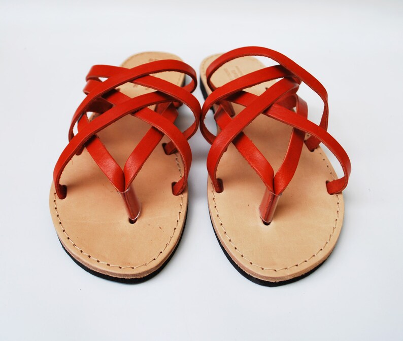 burnt orange sandals