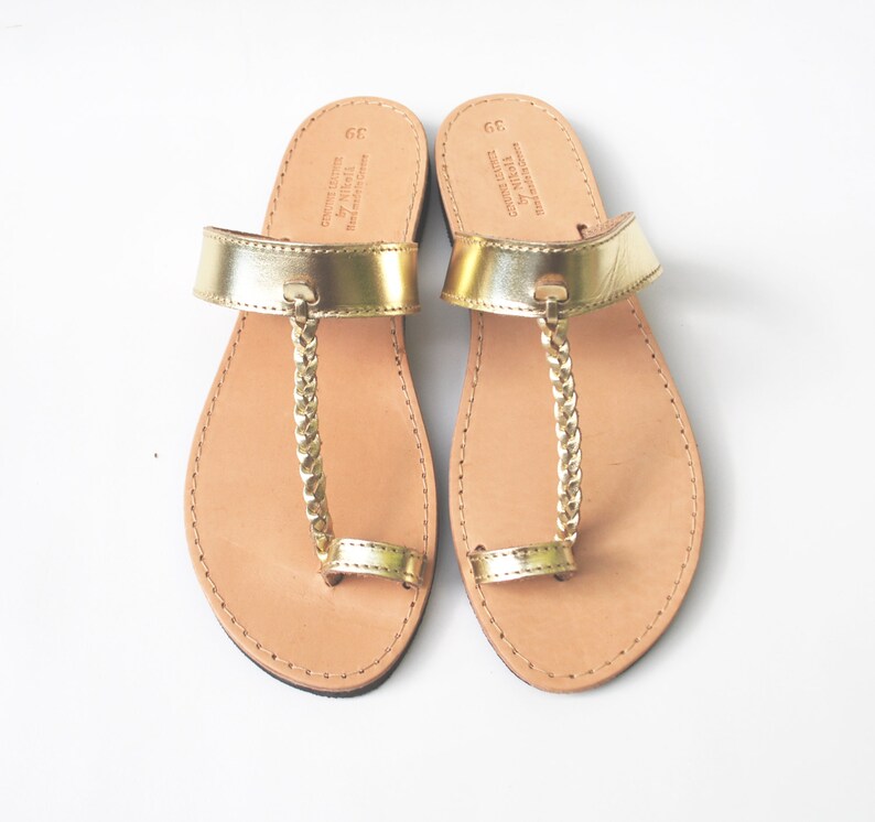 david jones gold sandals