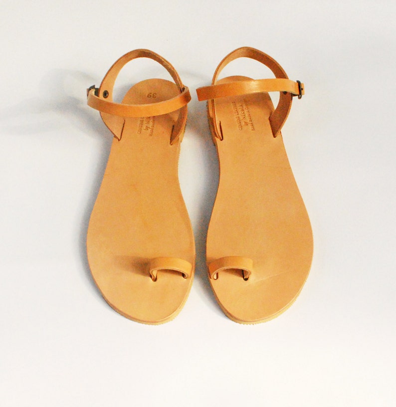 Strappy sandals, girl summer sandals, girl sandals, handmade sandals image 4
