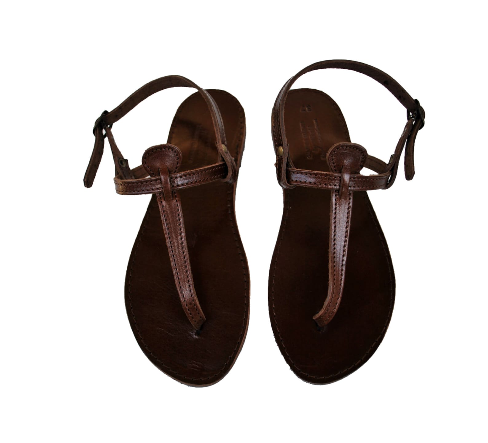 chocolate colored sandals