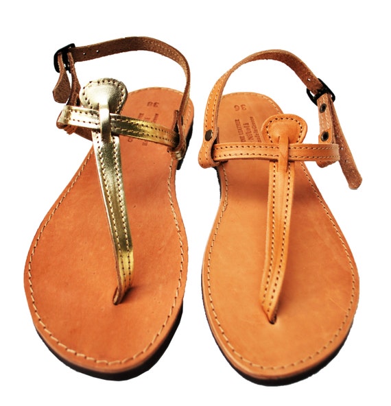 Schoenen damesschoenen Sandalen T-strap sandalen BRUIN T-Strap 