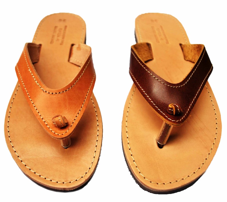 amazon women's leather flip flops