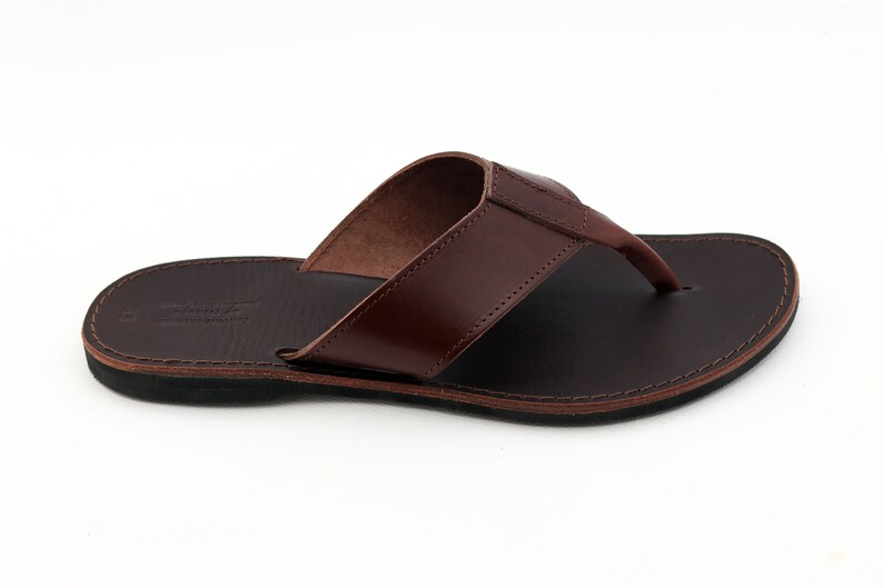 Wide Flip Flops for Men Natural Tan Mens Sandals | Etsy