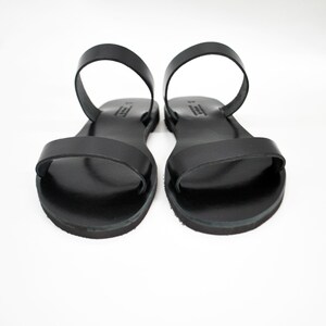 leather slides men's shoes