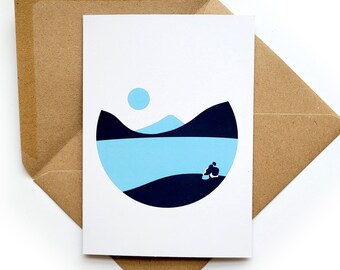 Valentines Card 'All The Places We'll Never Forget' Lake District Card by OR8 DESIGN