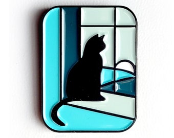 Cat Pin Badge | Cat Lover Soft Enamel Lapel Pin Badge Pin by OR8 DESIGN