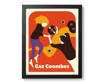 Gaz Coombes (Supergrass) @ Deer Shed Festival Gig Poster by OR8DESIGN