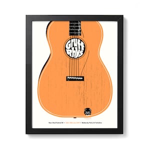 Gruff Rhys Gig Poster Deer Shed 2019 Screen Print Poster by OR8 DESIGN