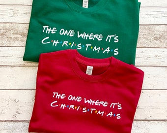 Friends Christmas Sweater - Etsy UK