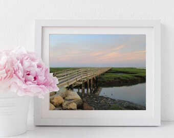 Photographie de la plage de Gray's Bass Hole Photographie de Yarmouth Photographie de la promenade Photographie de la côte du Massachusetts Marais d'eau salée Photos de la baie de Cape Cod