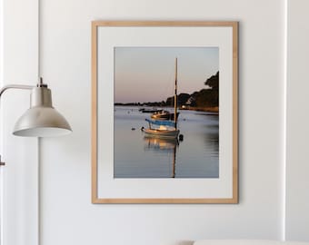 Photographie d'un voilier en bois de Cape Cod