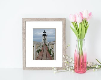 Brant Point Lighthouse Photography Nantucket Coastal Photograph Seaside Style Cape Cod Summer Decor ACK Harbor Fine Art Photo Art