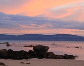 Beach Photography Sunset Ocean Coastal Landscape Wall Art Rustic Seaside Photograph Home Decor Artwork