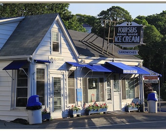 Cape Cod Eis Fotografie Vier Meere Fotografie Sommer Lokale Cape Cod Kunstwerk Centerville Wahrzeichen Küsten Dekor New England Szenen