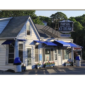 Cape Cod Ice Cream Photographie Four Seas Photographie Été Local Cape Cod Artwork Centerville Landmark Coastal Decor New England Scènes image 1