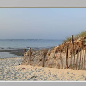 Coastal Beach Photography Cape Cod Cold Storage Beach Photograph Wall Decor Artwork Nature Flip Flops Print New England Art East Dennis MA image 2