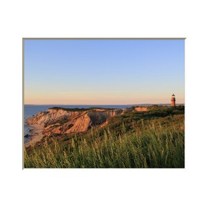 Aquinnah Light Martha's Vineyard Photography Gay Head Light Photograph Aquinnah Cliffs Cape Cod Print Nautical Wall Decor Coastal Design MV image 5