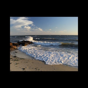 Strand Fotografie Chatham Cape Cod Crashing Wave Jetty Fotografie Unteres Cape Küstendesign Ozean Wandkunst Bild 2