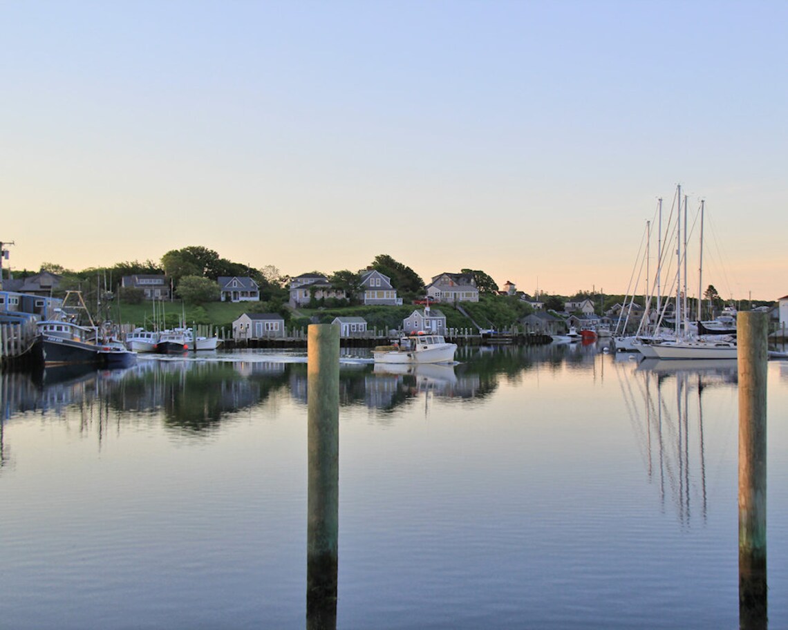 Menemsha Harbor Photography Chilmark Marthas Vineyard MVY Print Cape ...