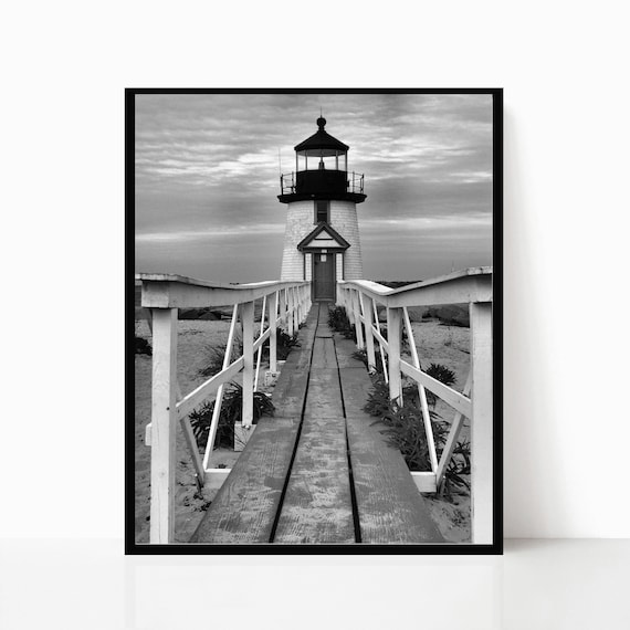 images Drawing Brant Point Lighthouse nantucket brant point lighthouse photography lighthouse black etsy