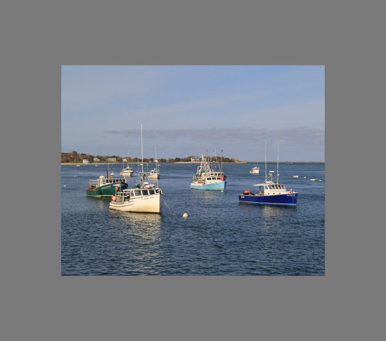 Chatham Fishing Boats Photography Fish Pier Nautical Photograph Coastal Print Cape Cod Wall Art image 5