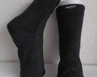 Women's Cushion Socks Bettsocken from Fleece - Uni navy blue