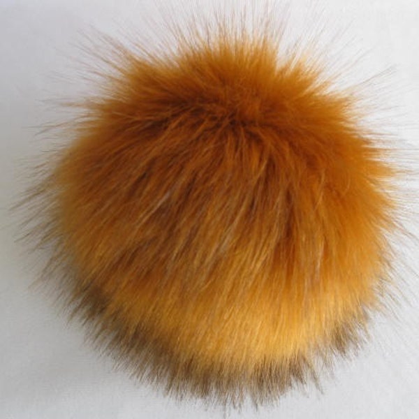 Fakefur Bommel Fuchs Rotbraun