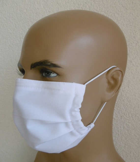 Mund-Nasen-Maske-Atmungsaktiv und sterilisierbar-Weiß