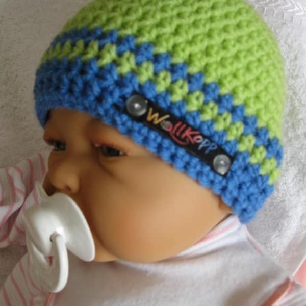 Colourful Baby newborn hat