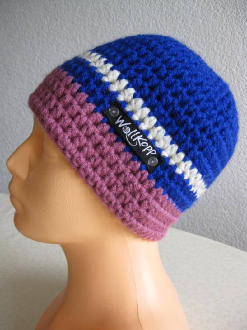 Beanie with reflective stripes unisex