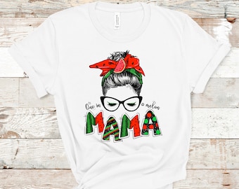 One In A Melon Mama Shirt, Watermelon Mom Tee, One In A Melon Mom Shirt, Summer Mom Tee, Momma Messy Bun Unisex T-Shirt