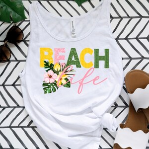 Beach Life Tank, Girls Weekend, Girls Trip Tank, Vacation Tank Top, Vacation Shirt, Beach Shirt, Tropical Vacation Shirt, Tank for Cruise
