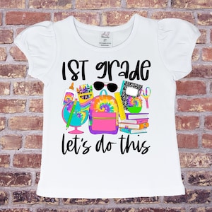 1.Klasse, Headstart, 2.Klasse, 3.Klasse, 4.Klasse, 5.Klasse Shirt, Grundschule Shirt, Back to School, Geschenk für Tochter