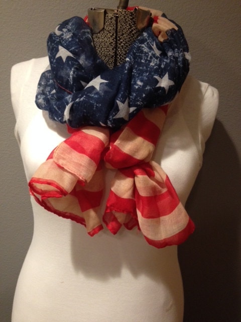 American Flag Patriotic Vintage Red White and Blue Stars and Stripes ...