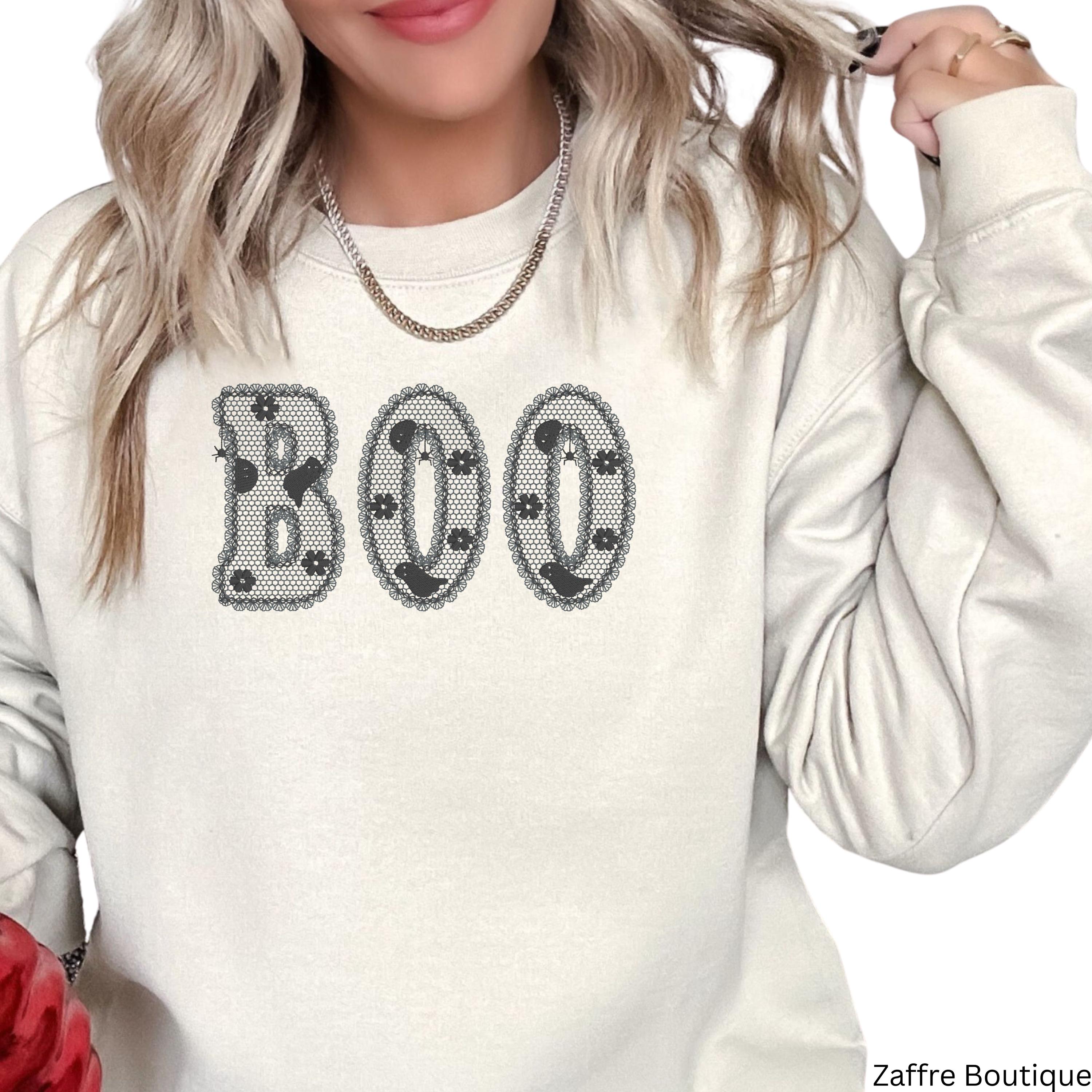 Sweat Halloween Boo Vintage – Taille XS, Neuf Avec étiquettes, Pour Un Look Spooky