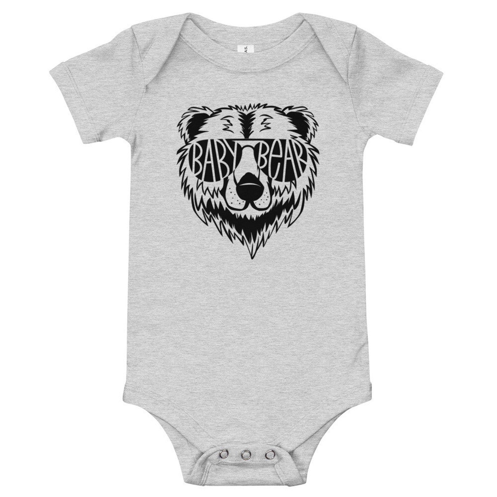 Baby Bear Onesie Bodysuit Infant Graphic Clothing Etsy