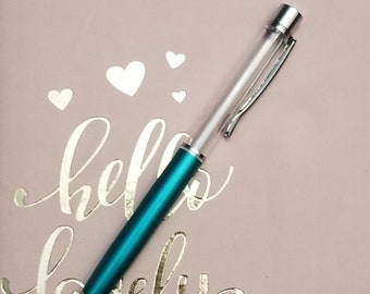 Floating fillable glitter pens Deep Green