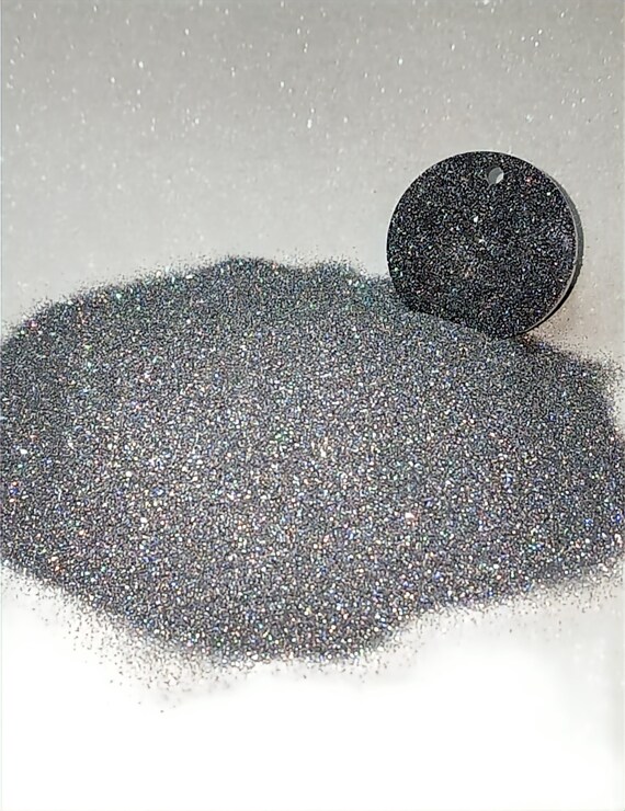 Back In Black :Fine Glitter Cosmetic Holographic (glitter sold by the pound)