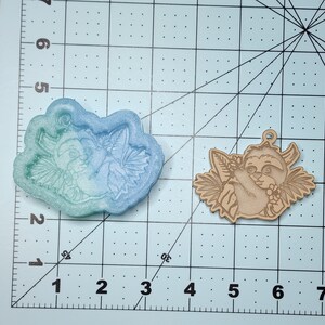 Baby Sloth silicone mold, keychain mold, silicone mold, handmade silicone mold