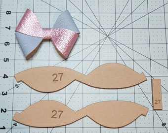 Hair bow template, Acrylic hair bow template/ mdf hair bow template.