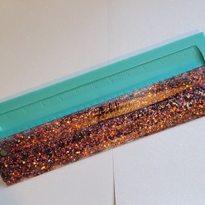 Silicone Ruler mold inches and mm, ruler, school ruler, molds, silicone molds