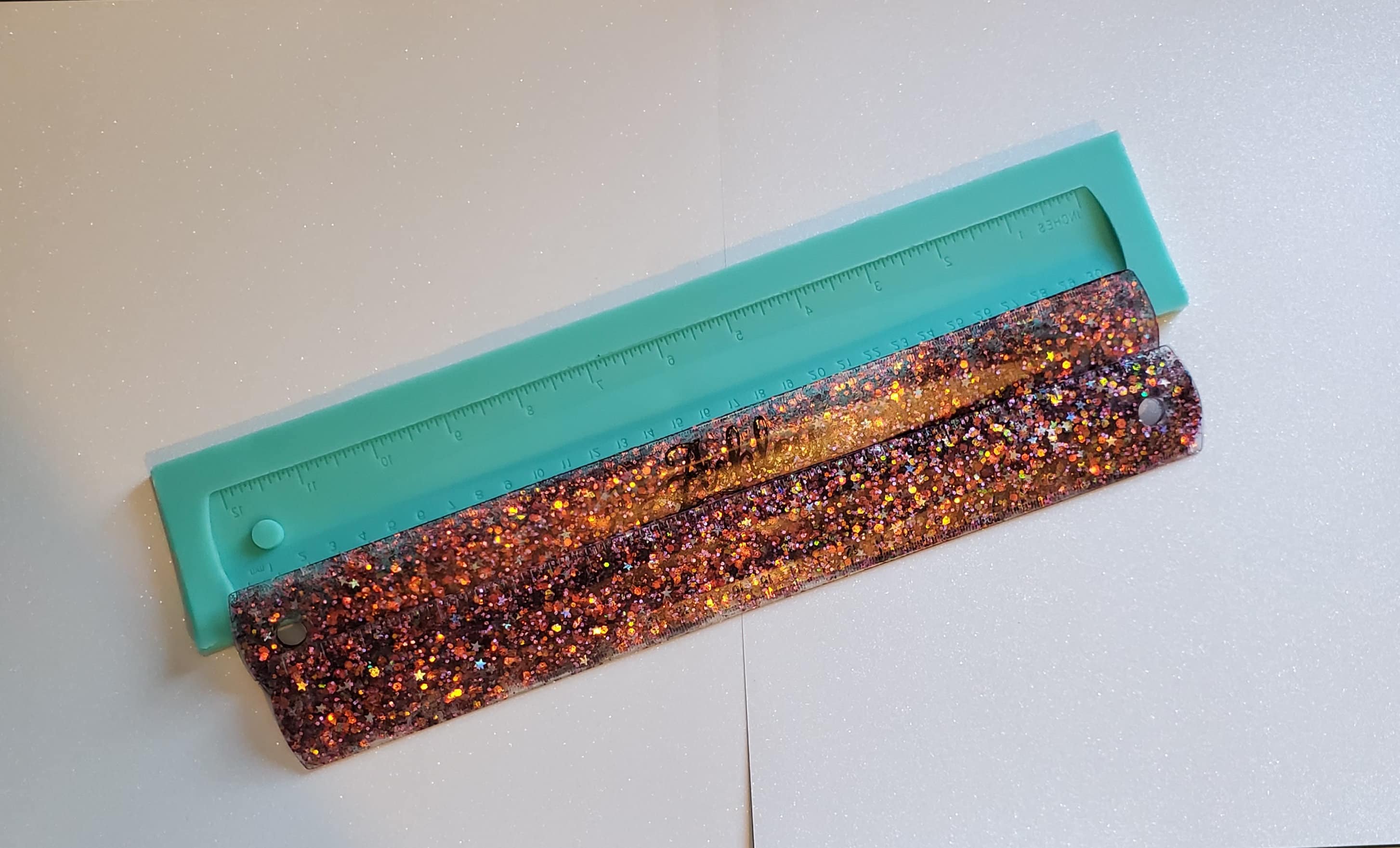 Mould Ruler Silicone Ruler Mold Inches and Mm, Ruler, School Ruler, Molds, Silicone ...