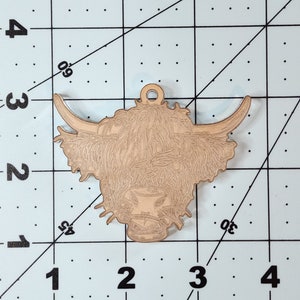 Highland cow silicone mold. Cow silicone mold, Keychain mold, animal mold