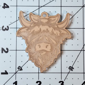 Highland cow silicone mold. Cow silicone mold, Keychain mold, animal mold